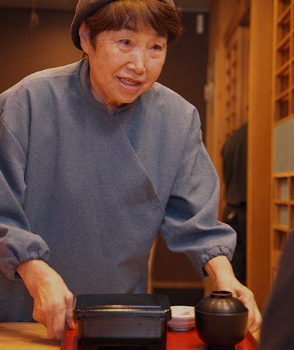 話している様子