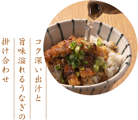 出汁をかける